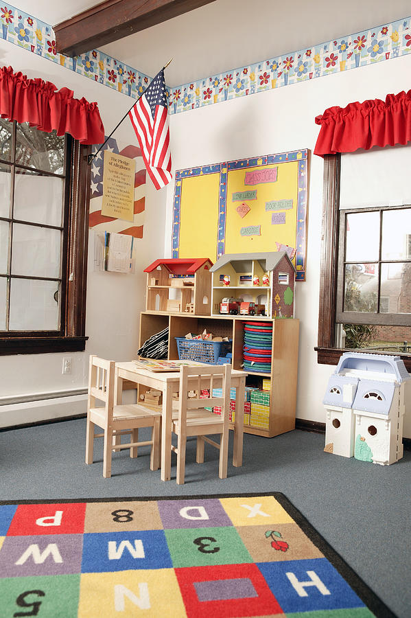 Classroom with toys Photograph by Comstock Images