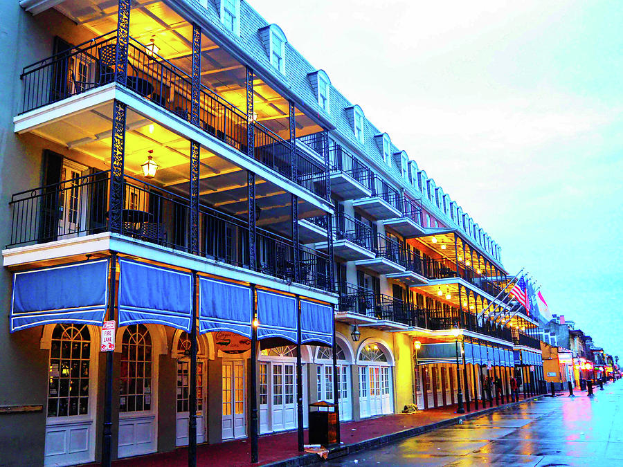 Classy Hotel on Bourbon Street Photograph by Greg Chase - Pixels