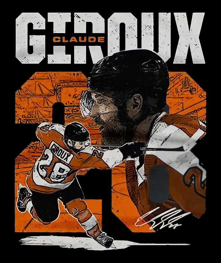 Claude Giroux for Philadelphia Flyers fans Classic Digital Art by ...