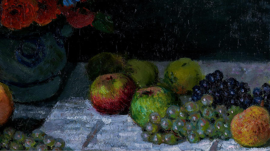 Claude Monet Flowers and Fruit 1869 J Paul Getty Museum detail4 ...