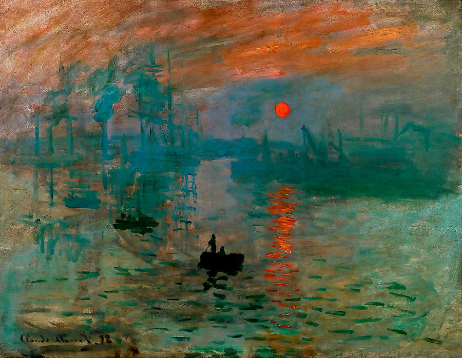 impression sunrise claude monet paintings