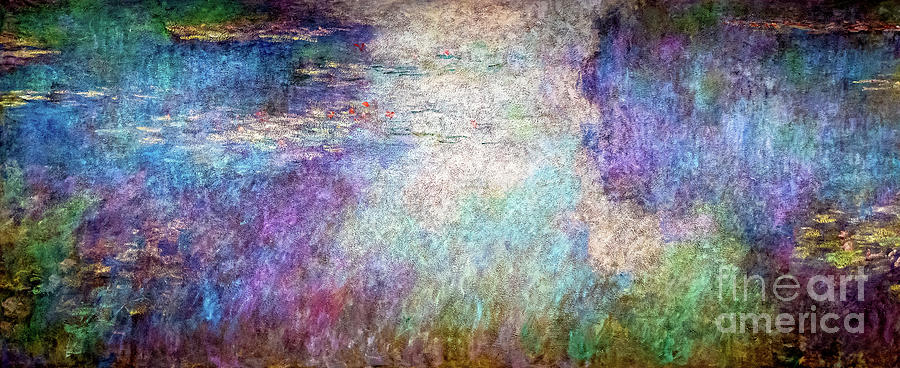 Claude Monet Water Lilies 1925 Painting by Claude Monet