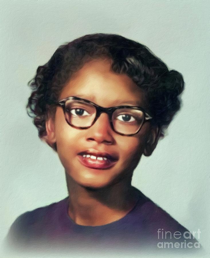 Claudette Colvin, Civil Rights Painting by Esoterica Art Agency Fine