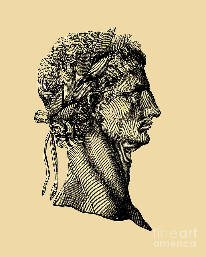 Greek Digital Art - Claudius Caesar by Madame Memento