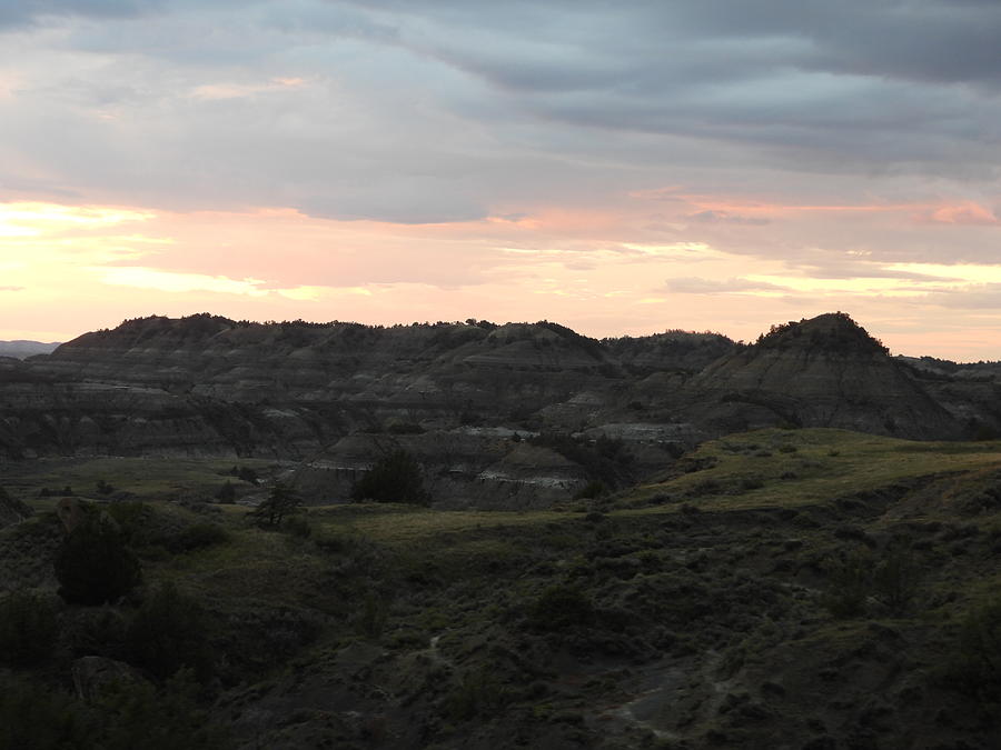 Clay Buttes at Dusk Photograph by Amanda R Wright