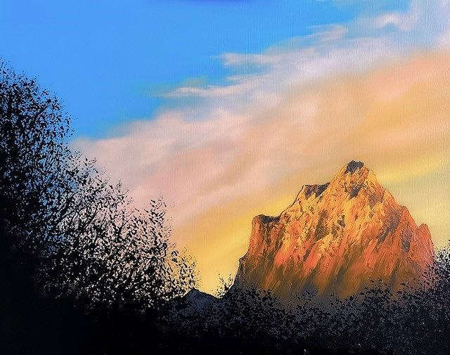 Clay Mountain Painting by Willy Proctor
