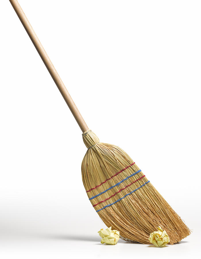 Clean broom sweeps clean Photograph by Peter Dazeley