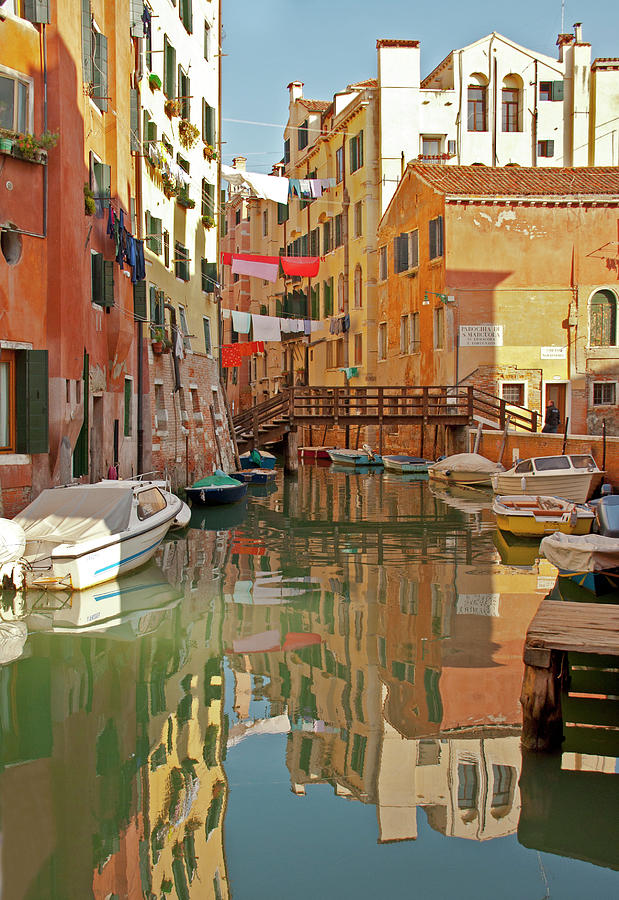 Cleanliness and Godliness - Venice, Italy Photograph by Denise Strahm