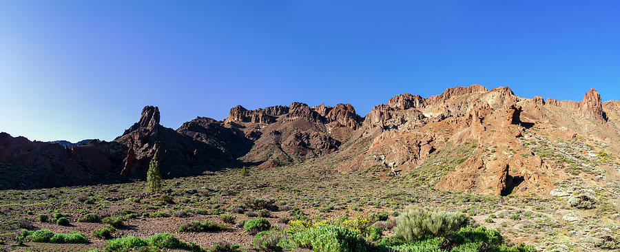 Clear blue sky above the Teide National Park Photograph by Sun Travels