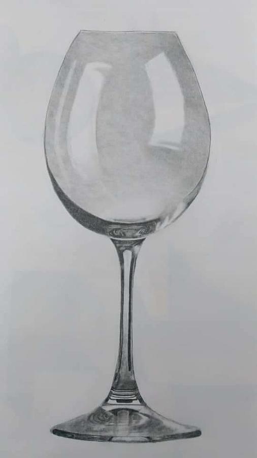 Clear glass Drawing by Khushi Shah - Fine Art America