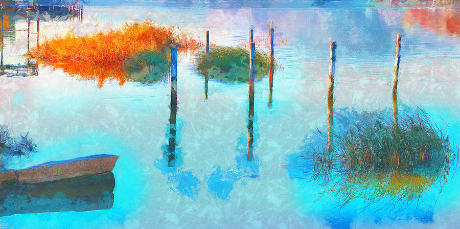 Clear Lake Digital Art by Viktor Savchenko