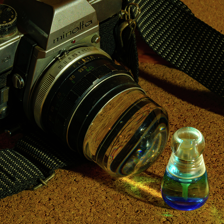 Clear Lens on Minolta SLR Camera Photograph by Rolf Bertram