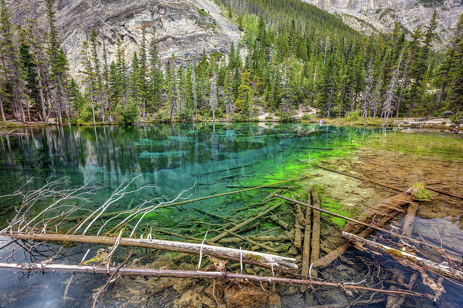 Banff National Park Photograph - Clear Water of Grassi Lakes by Pierre Leclerc Photography