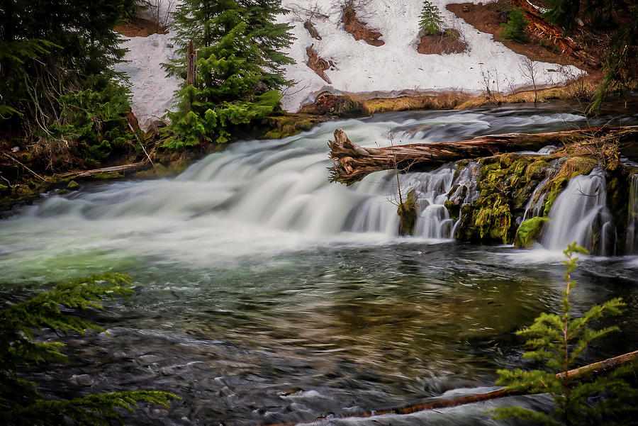 Clear Water River Waterfall Photograph by Thomas Pettengill