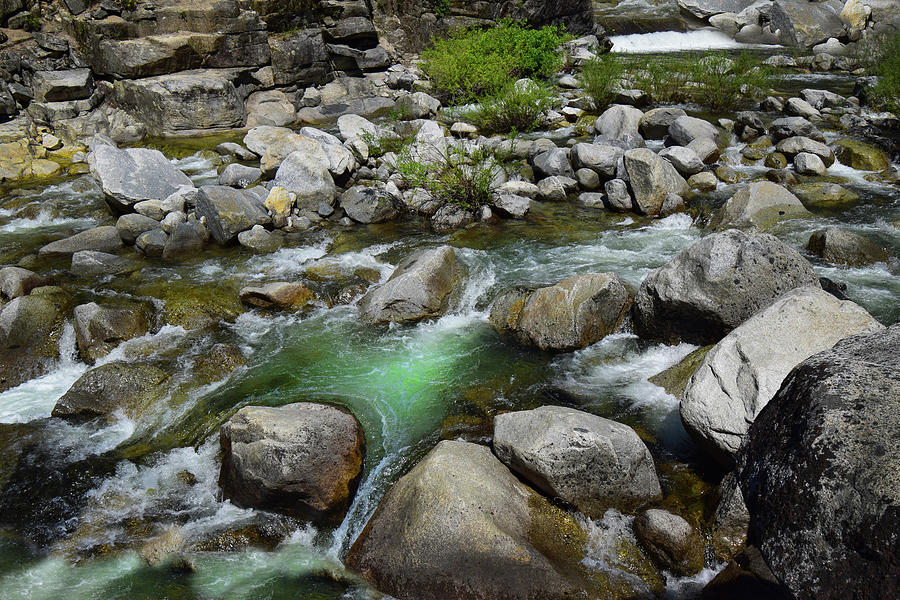 Nature Photograph - Clear Water Rock Creek by Frank Wilson