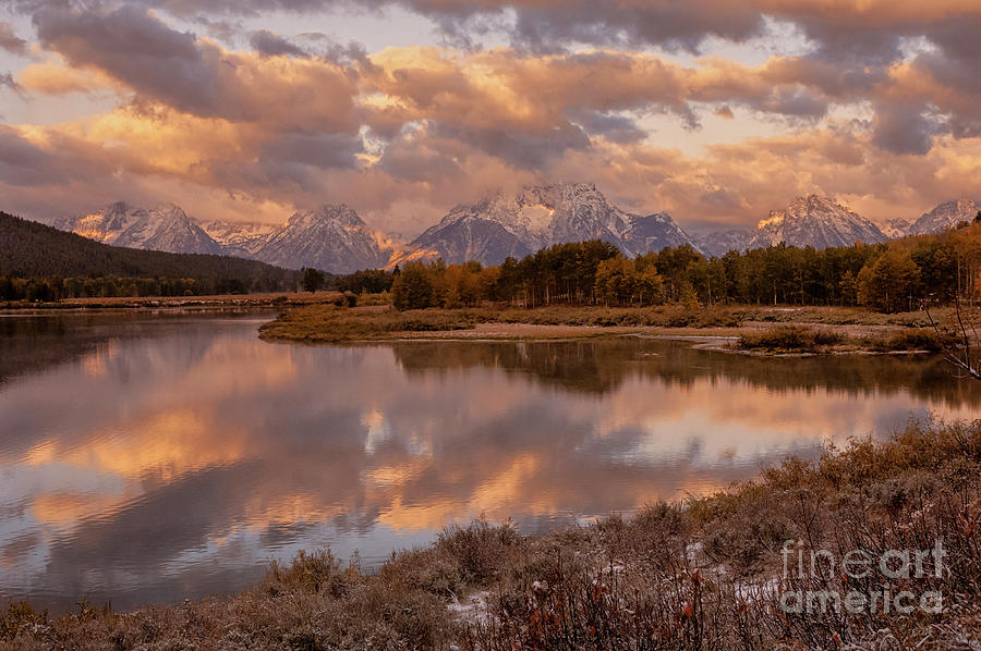 Grand Teton National Park Photograph - Clearing Storm at Oxbow Bend by Sandra Bronstein