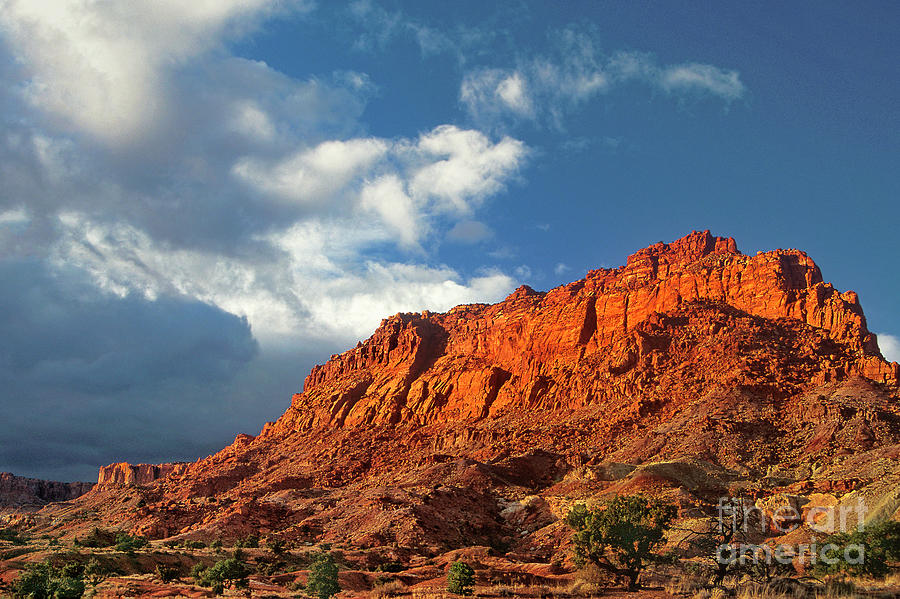 clearing storm waterpocket fold capitol reef NP Photograph by Dave Welling