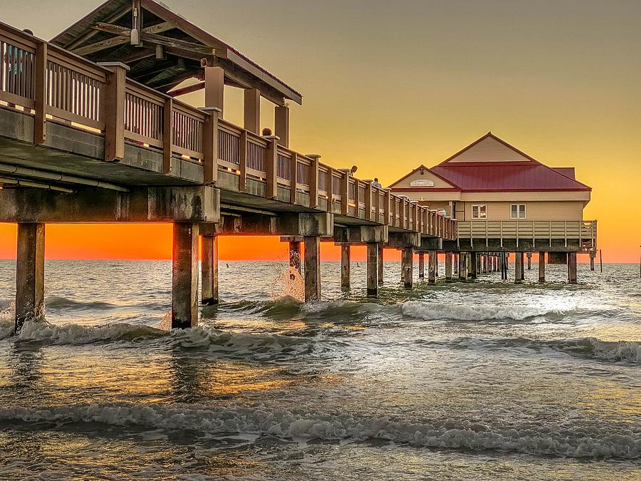 Clearwater Beach Pier Photograph by Susan Rydberg