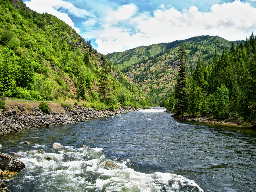 Clearwater River From Split Creek Trailhead On Scenic Byway 12 In Idaho ...