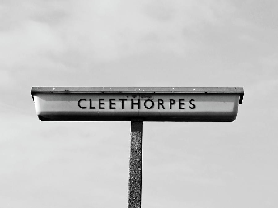 CLEETHORPES. The Station Sign. Photograph by Lachlan Main