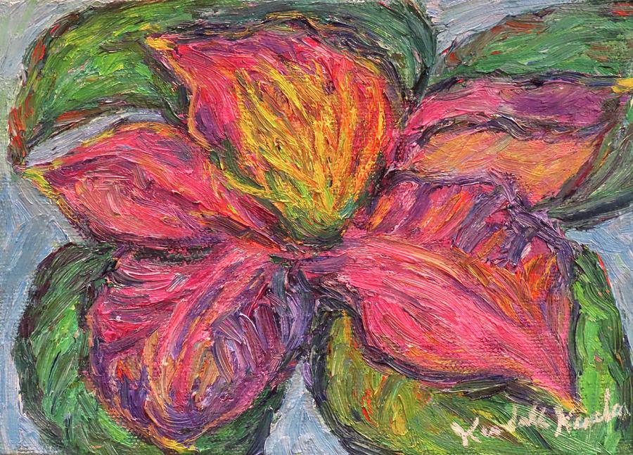 Clematis Fantasy Painting by Kendall Kessler