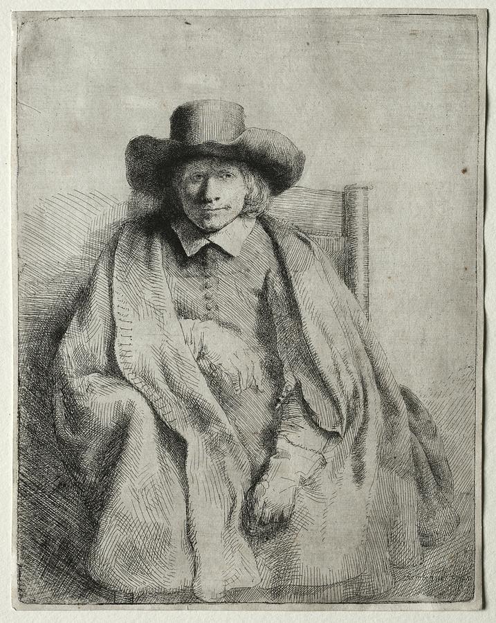 Clement De Jonghe, Printseller 1651 Rembrandt Van Rijn Painting