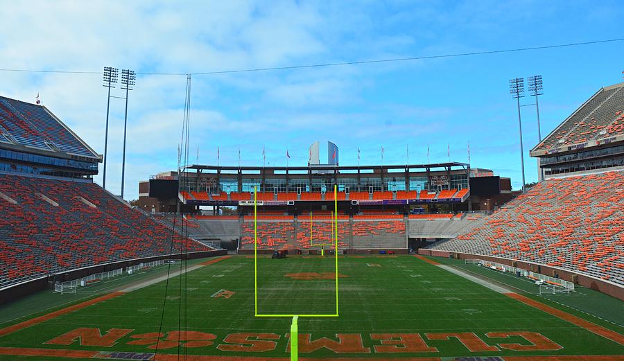 Clemson Stadium Death Valley Photograph by Sharon Dawkins - Fine Art ...