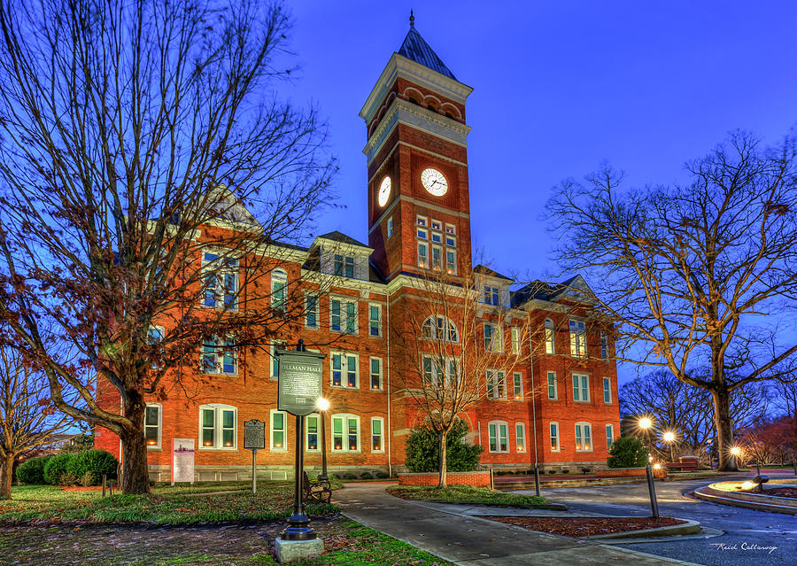 Clemson University Historic Tillman Hall Main Building Architectural Art  Photograph by Reid Callaway