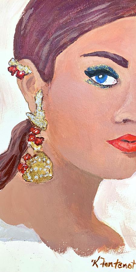 Cleo Painting by Karen Fontenot Cleo Painting by Karen Fontenot