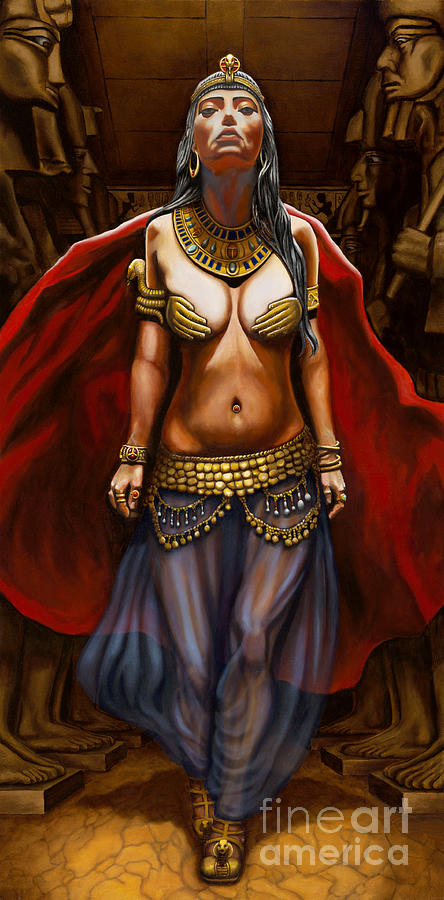 Cleopatra, Queen Painting by Ken Kvamme