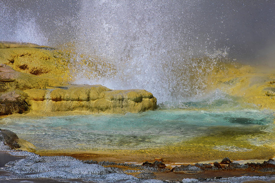 Clepsydra Geyser Close up Photograph by Gabriel Garcia - Fine Art America