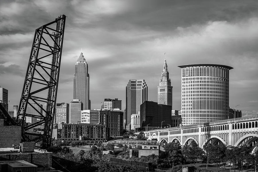 Cleveland Bridges Photograph by Dale Kincaid