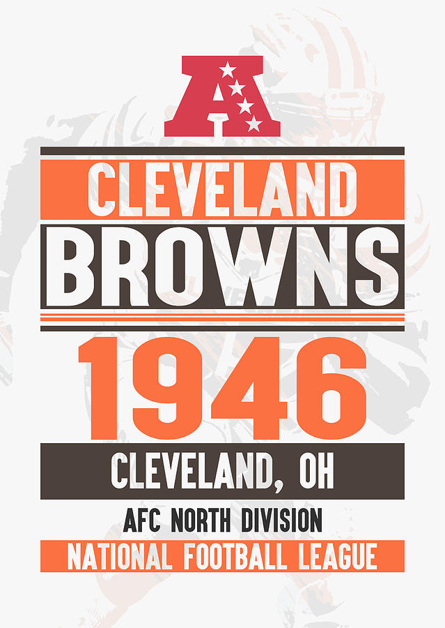 Cleveland Browns Poster by Joe Hamilton - Fine Art America