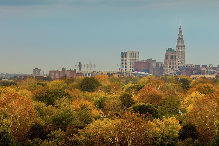 Cleveland Fall Cityscape 113 Photograph by Alexander Philip Fine Art