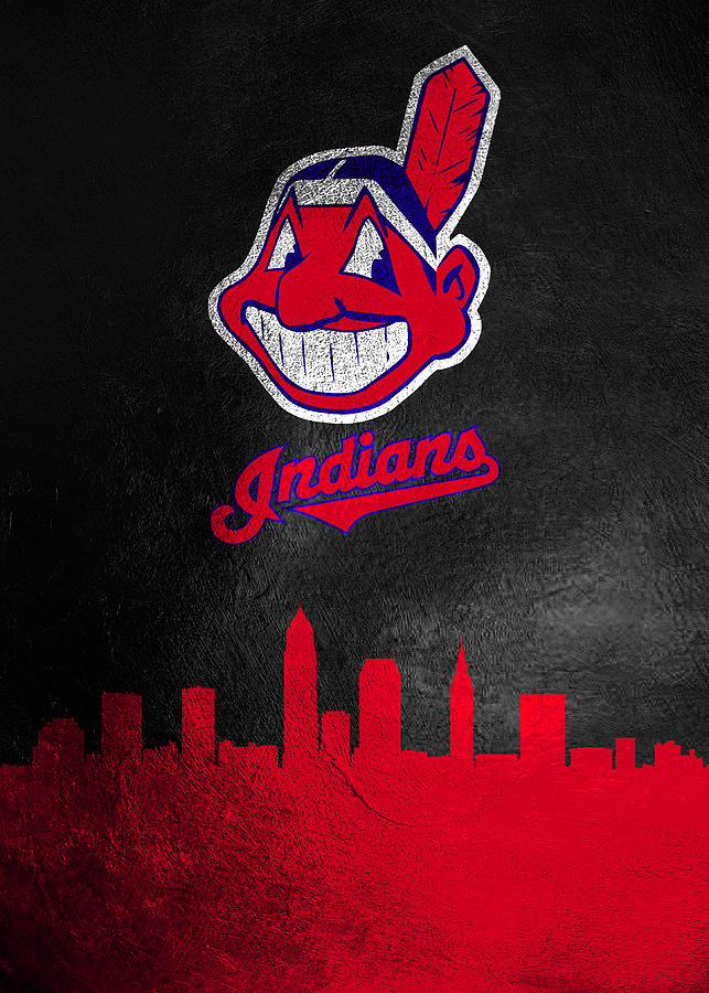 Cleveland Indians Skyline Digital Art By Ab Concepts