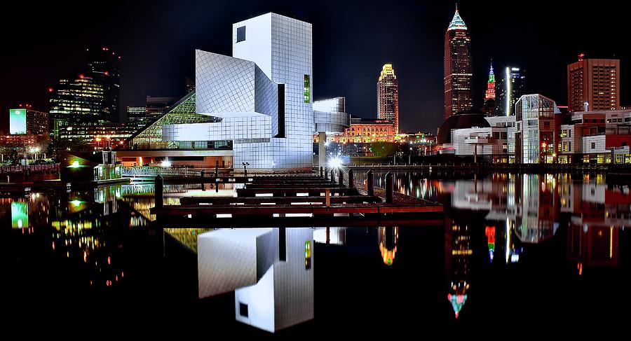 Cleveland Ohio Lakefront Photograph by Frozen in Time Fine Art Photography