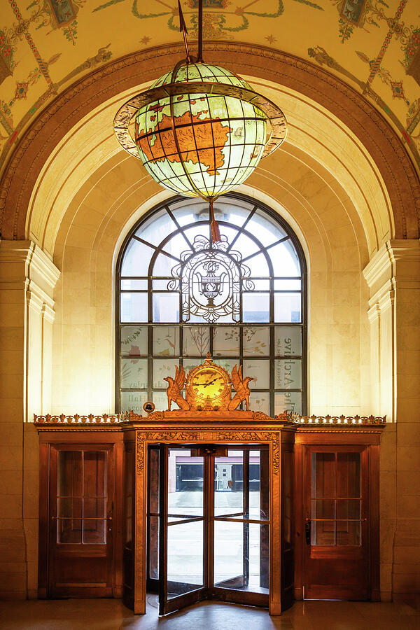 Cleveland Public Library Entrance Photograph