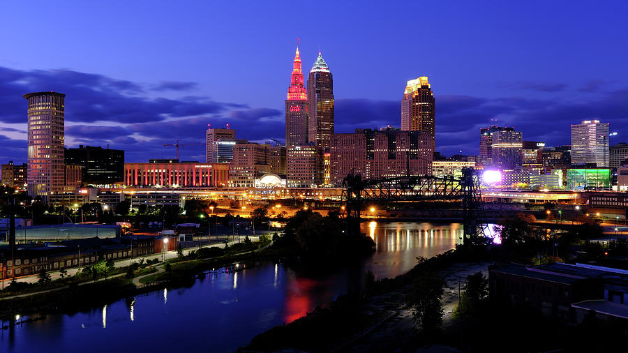Cleveland Skyline  Photograph by Clint Buhler
