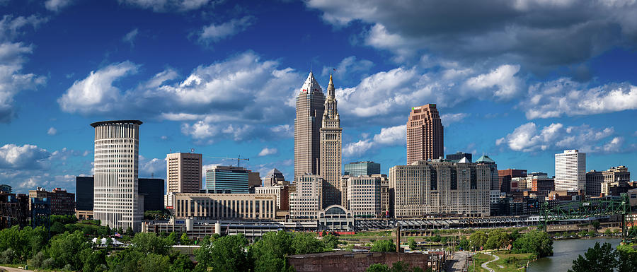 Cleveland Skyline Photograph by Jerry Phenney - Fine Art America