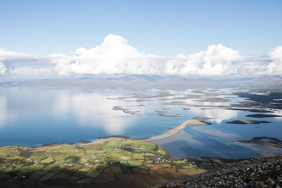 Clew Bay view from Croagh Patrick Photograph by © Helen Lawson