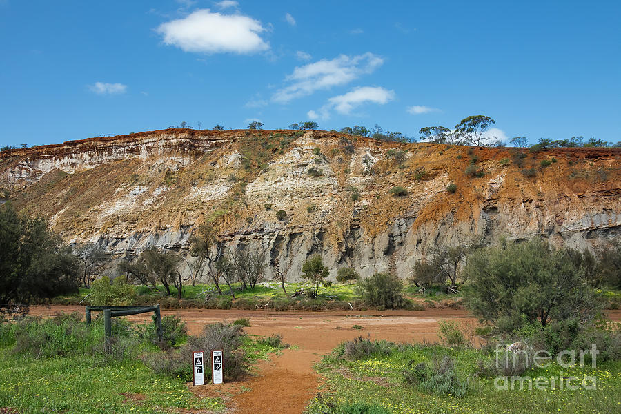 Cliff Face, Coalseam Conservation Park, Nangetty, Western Austra Photograph by Elaine Teague