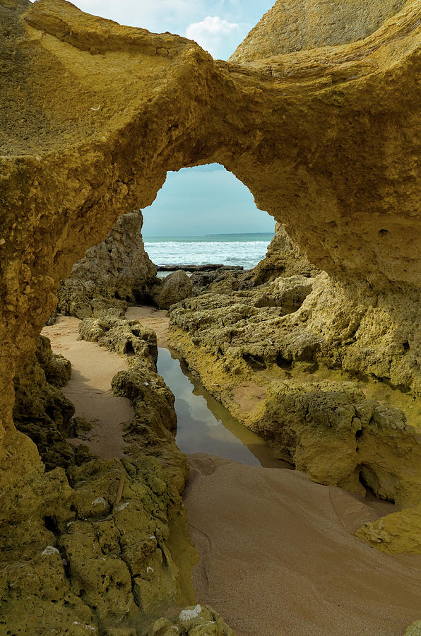 Cliff formations in Sao Lourenco Beach 2 Photograph by Angelo DeVal