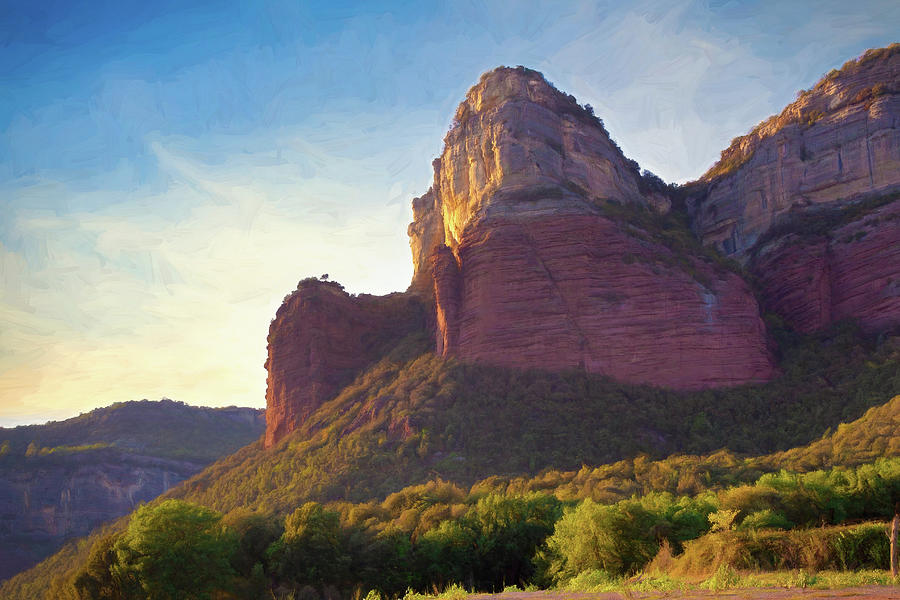 Cliff of the viewpoint of Puig de la Forsa, Tavertet - Pictures Photograph by Jordi Carrio Jamila