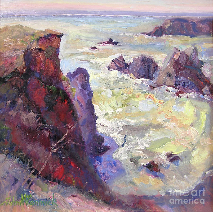 Cliff Side Painting by John McCormick