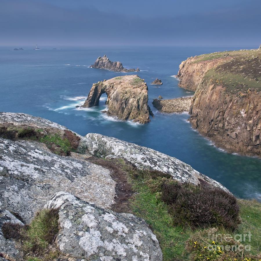 Cliffs At Lands End, Cornwall, UK Photograph by Philip Preston