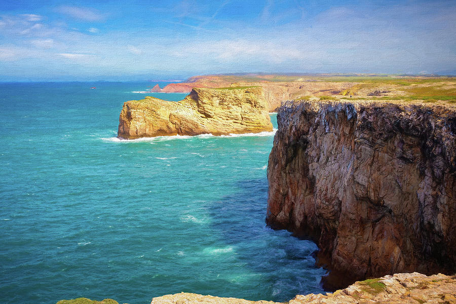 Cliffs of Cape San Vicente - Picturesque Edition  Photograph by Jordi Carrio Jamila