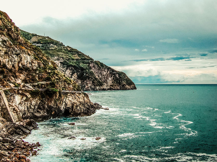 Cliffs of Cinque Terre Photograph by Sarah Ventker - Fine Art America