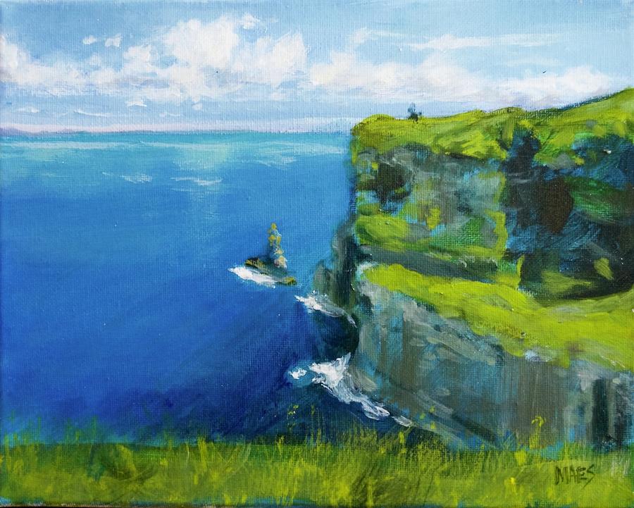 Cliffs of Moher Painting by Walt Maes