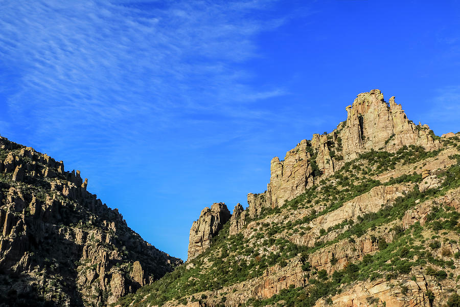 Cliffs of Santa Catalina Mountains Photograph by Dawn Richards