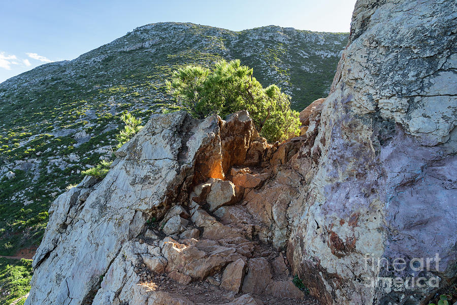Cliffs of the mediterranean coast Photograph by Adriana Mueller